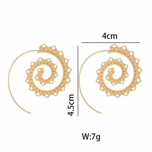 ✨Gold Filled Women’s Hoops Dangled Earring - Picture 3 of 5